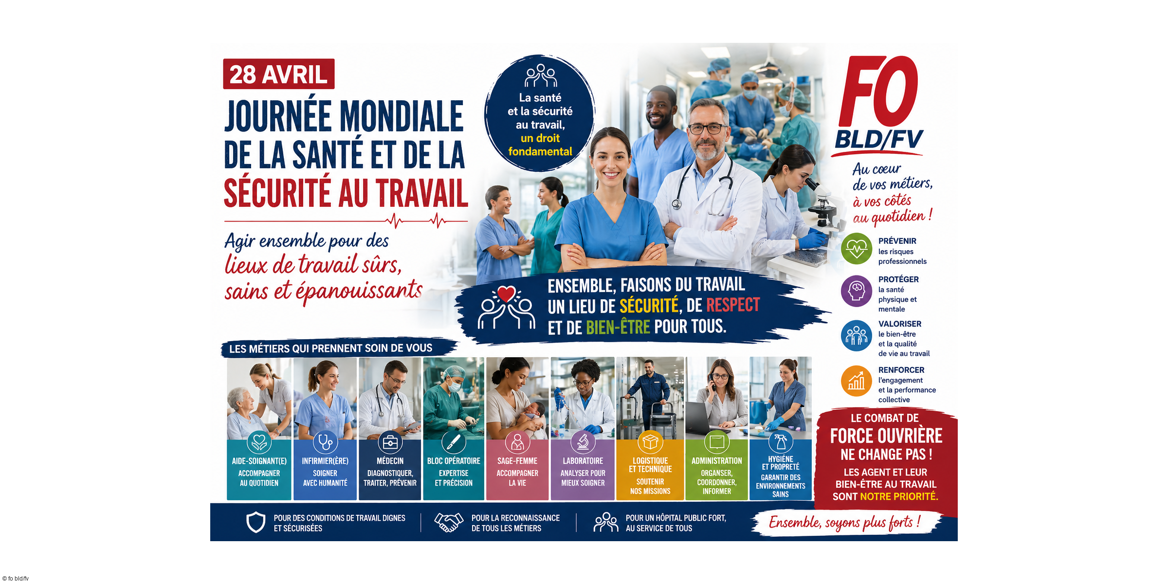 Faire du travail un lieu sûr et humain : le défi du 28 avril