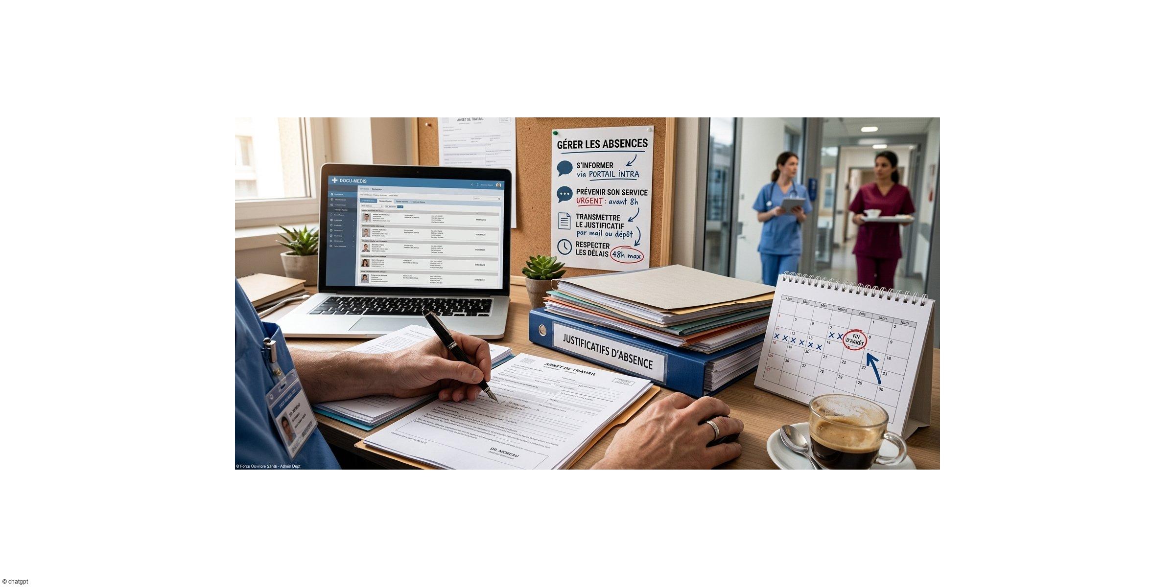 Absences dans la fonction publique hospitalière : les bons réflexes