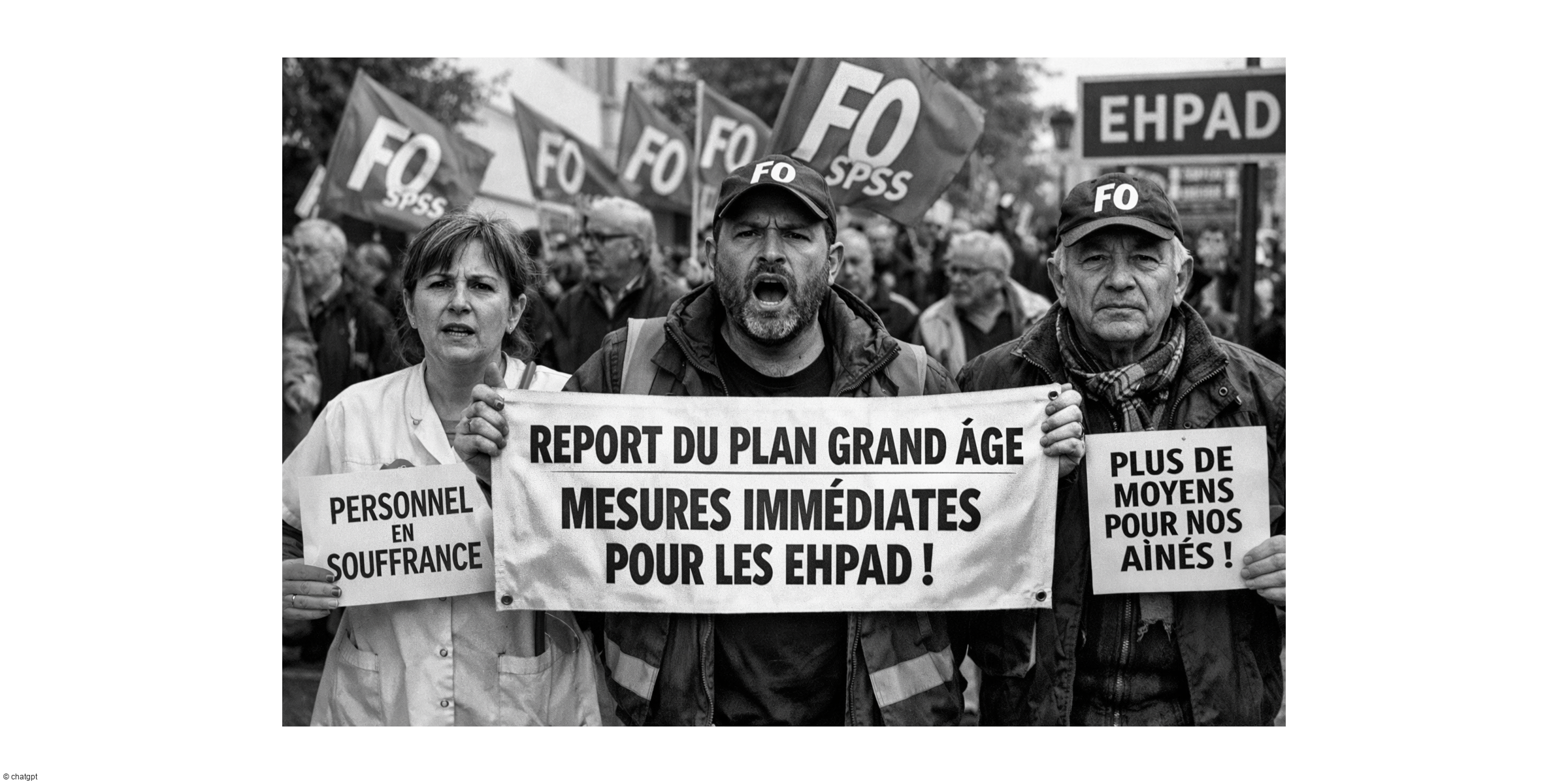 Report du Plan Grand Âge : FO-SPSS exige des mesures immédiates pour les EHPAD