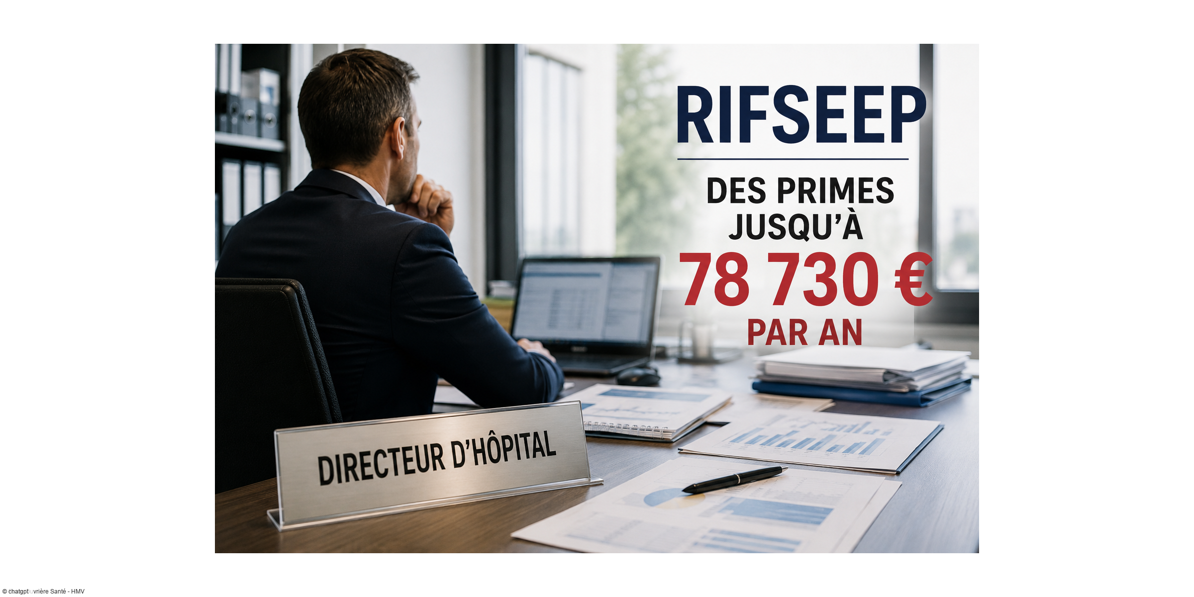 Directeurs d'hôpital : jusqu'à 78 730 € de primes par an avec le RIFSEEP