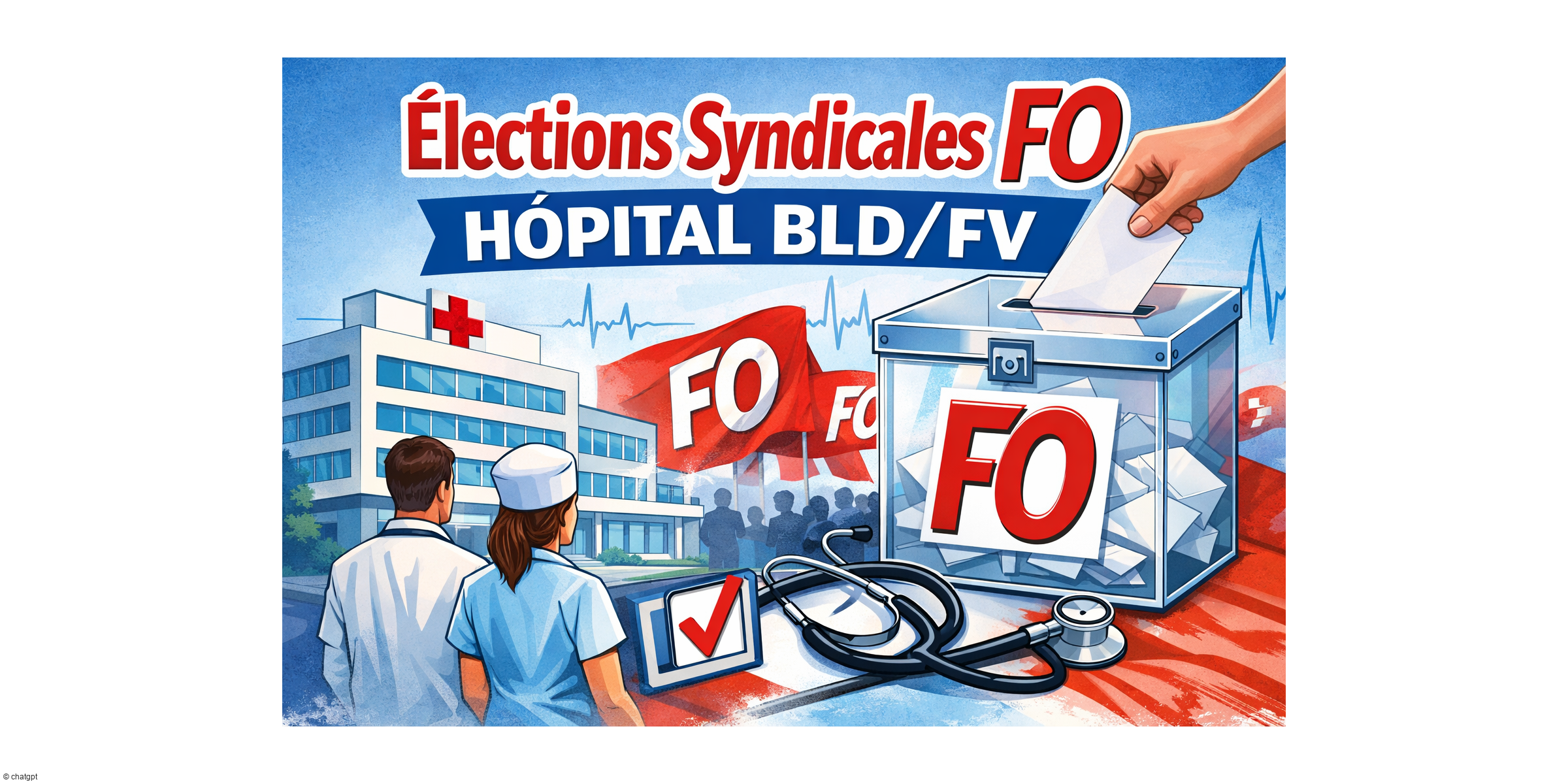 Élections professionnelles à l'hôpital de BLD / FV : FO appelle à l'engagement de tous les agents