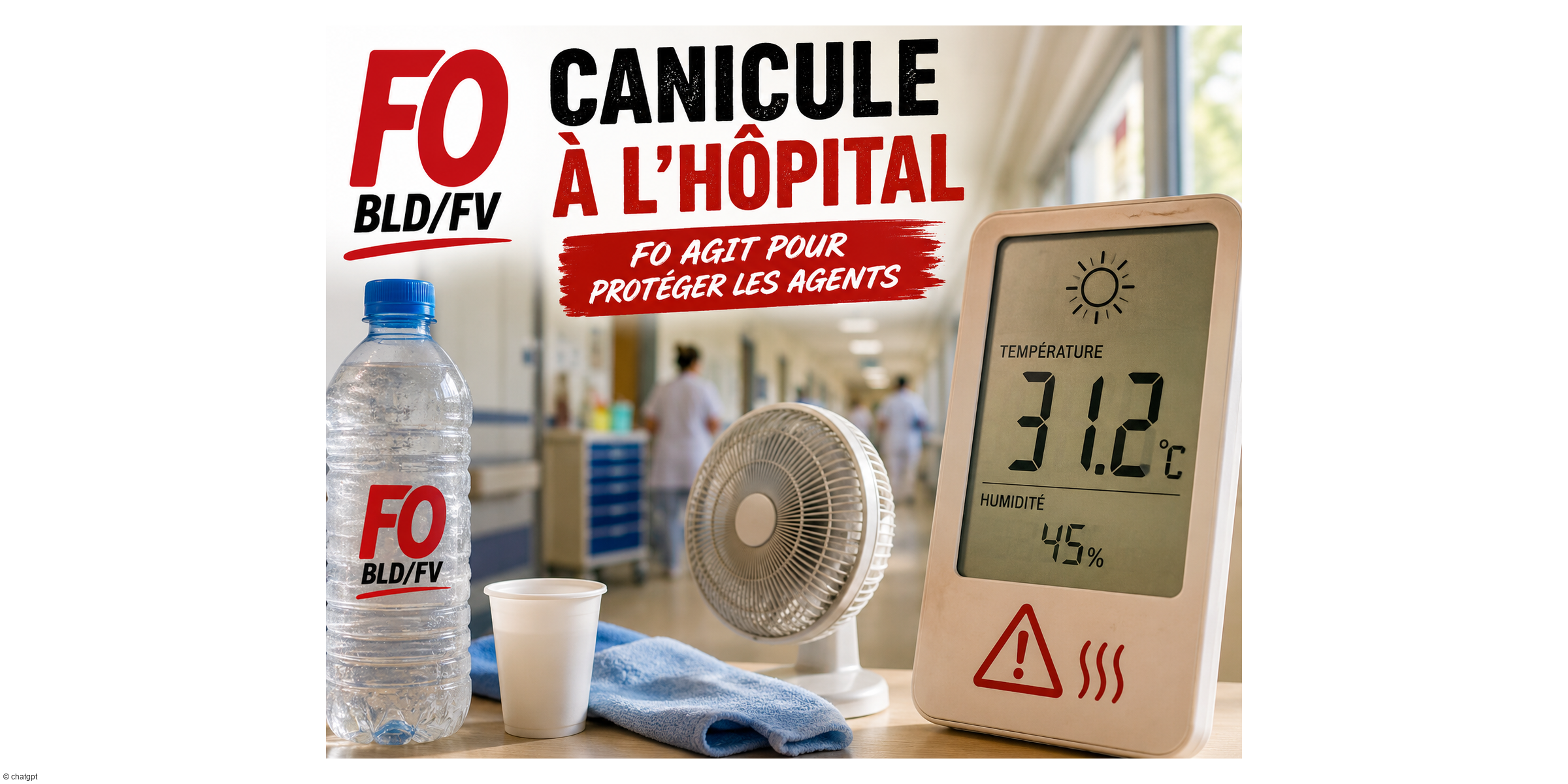 FACE À LA CANICULE, FO AGIT ET OBTIENT DES AVANCÉES