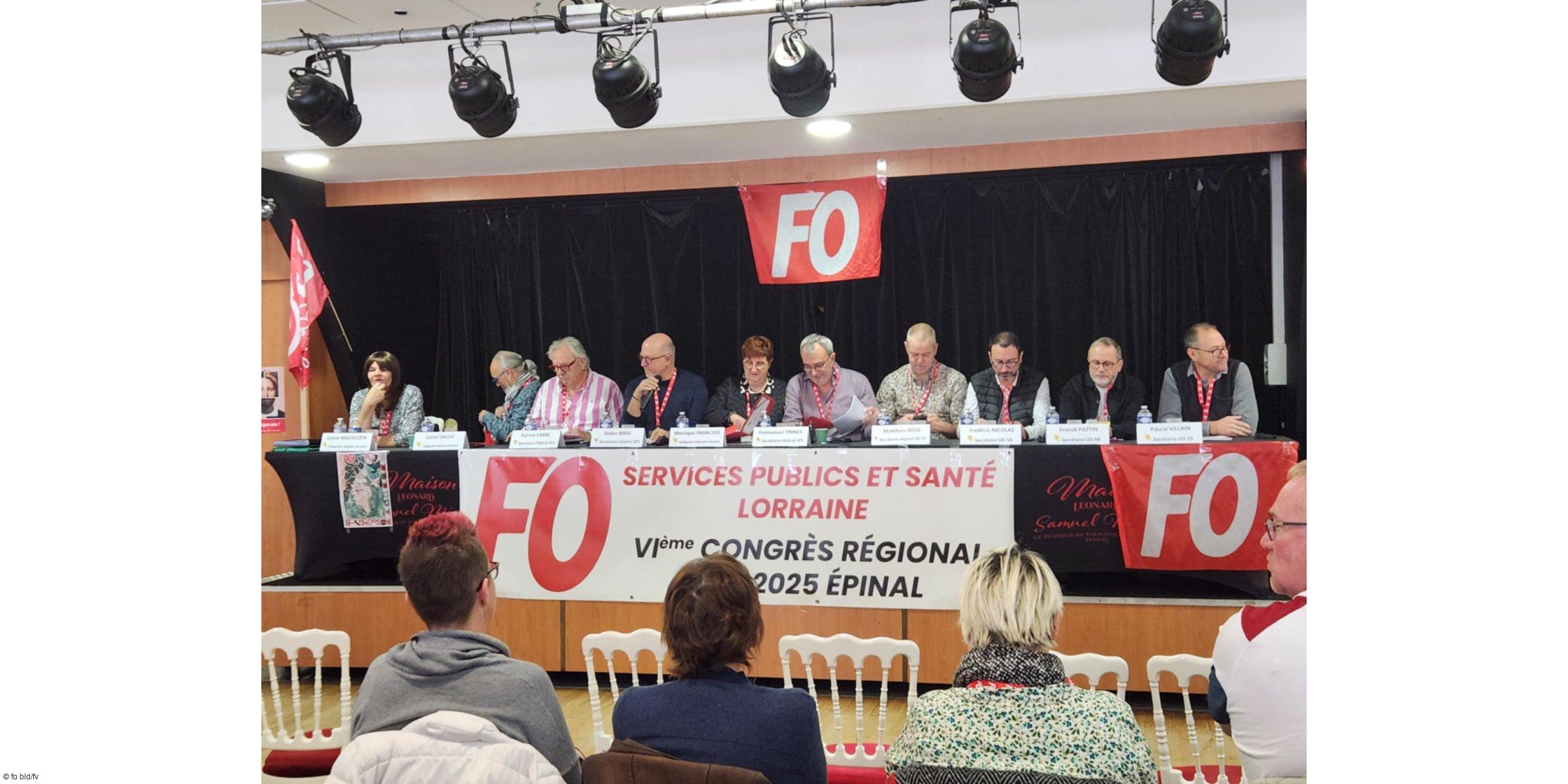 FO Lorraine : un congrès dynamique et une équipe renouvelée