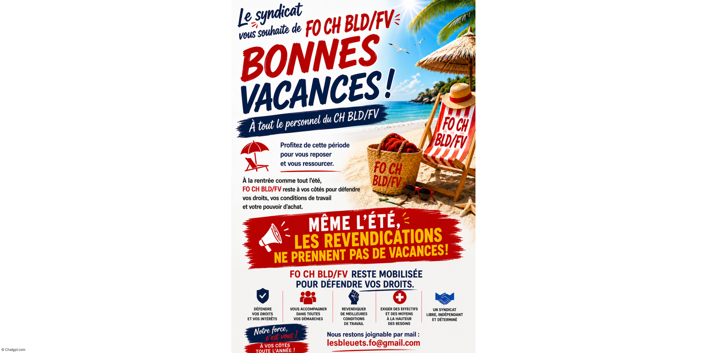 Fo vous souhaite de bonnes vacances