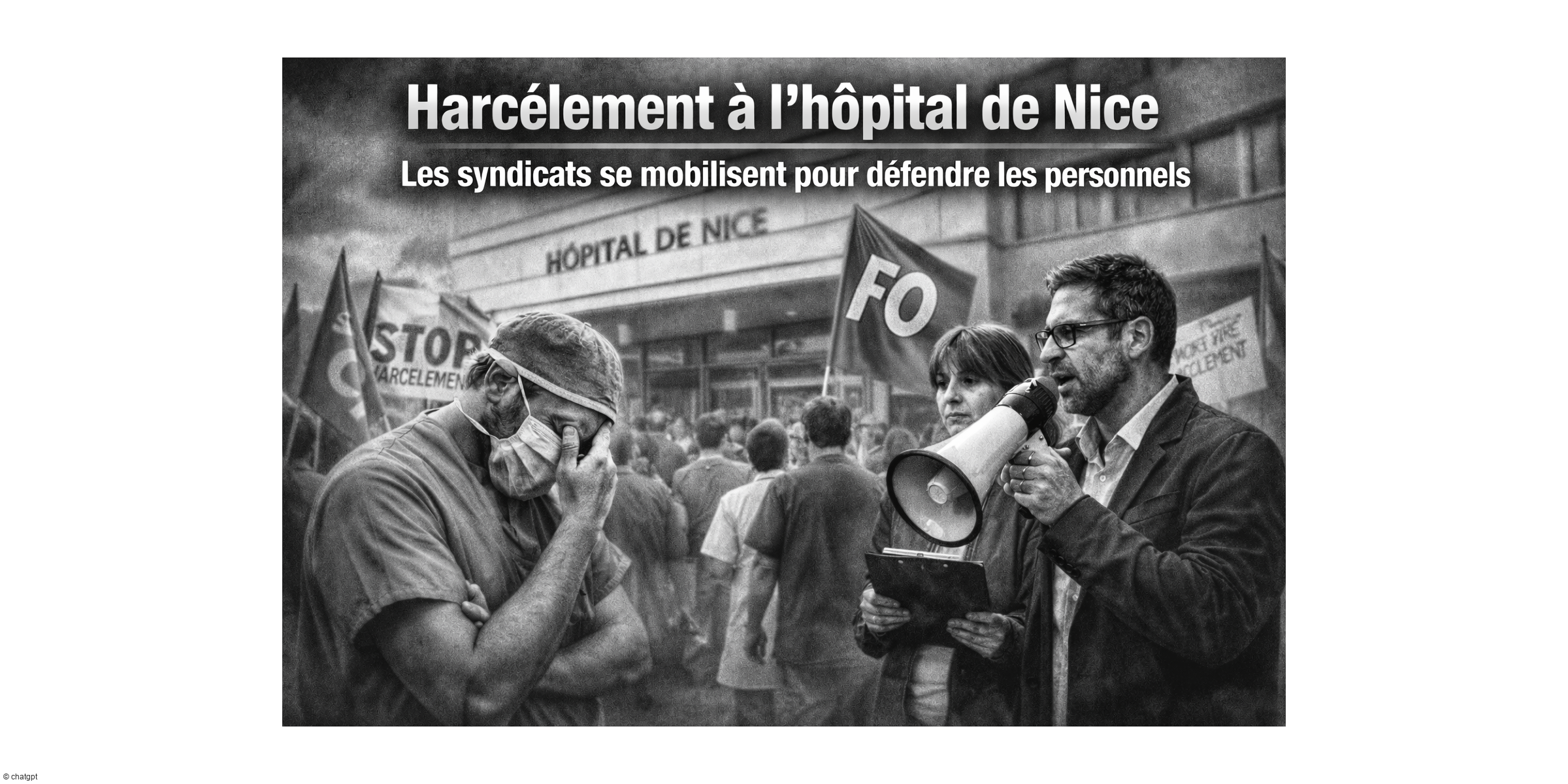 Hôpital de Nice : alerte sur le harcèlement et la pression au travail