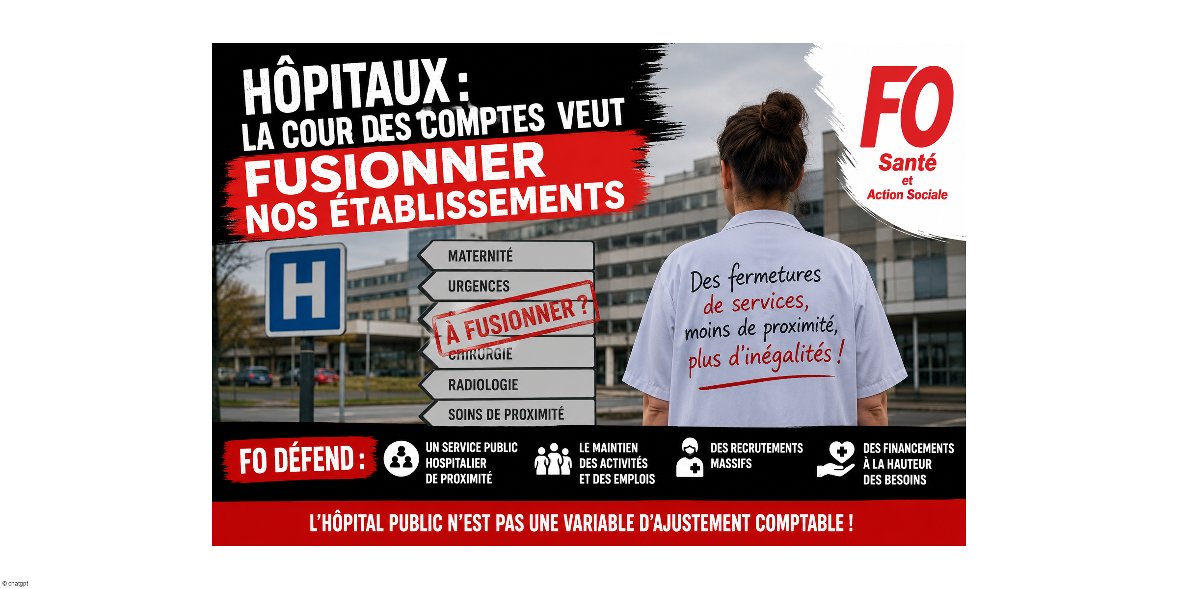 Hôpitaux : la Cour des comptes relance le projet de « fusion » des établissements