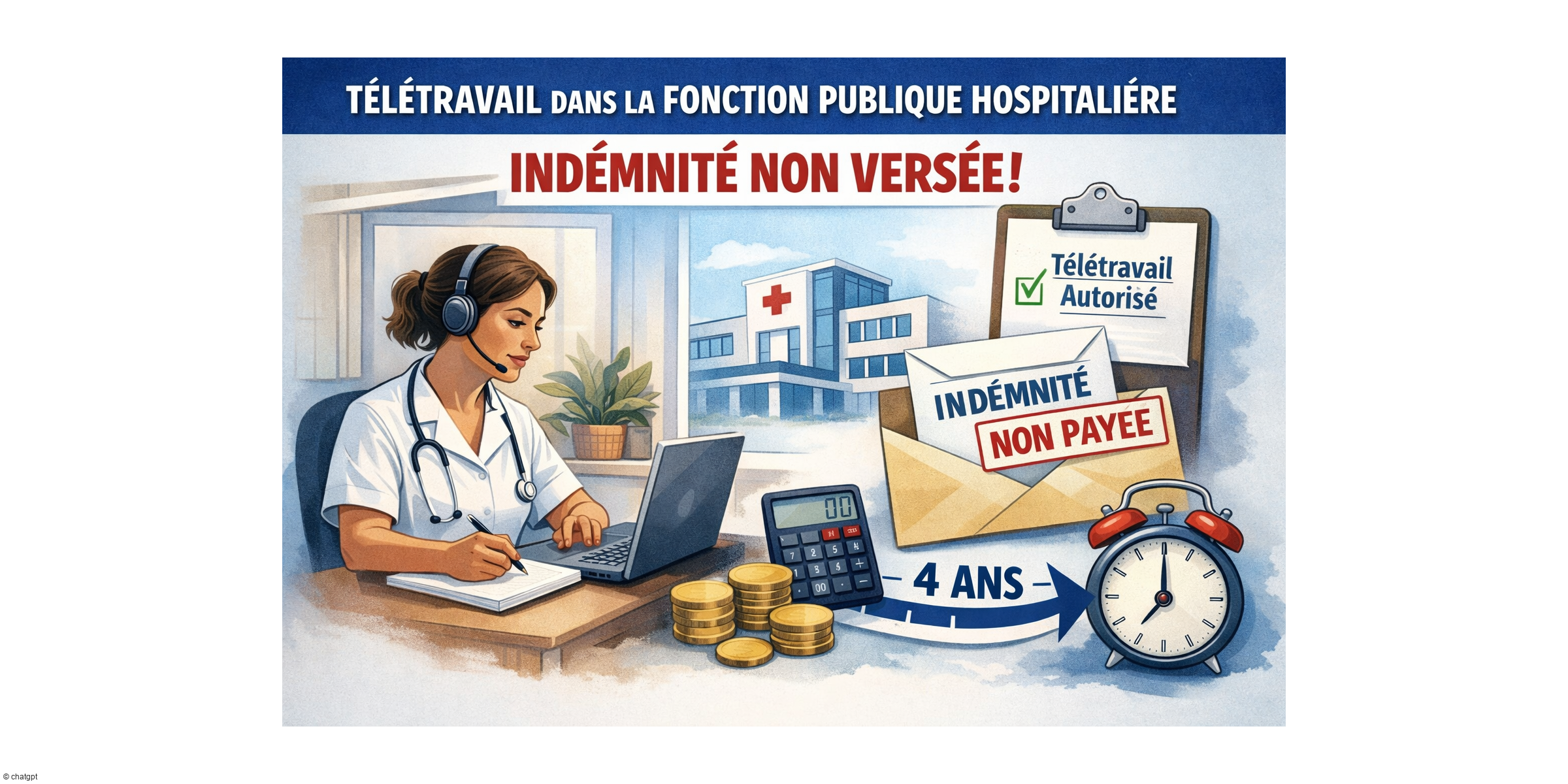 Télétravail autorisé, mais indemnité non versée ?