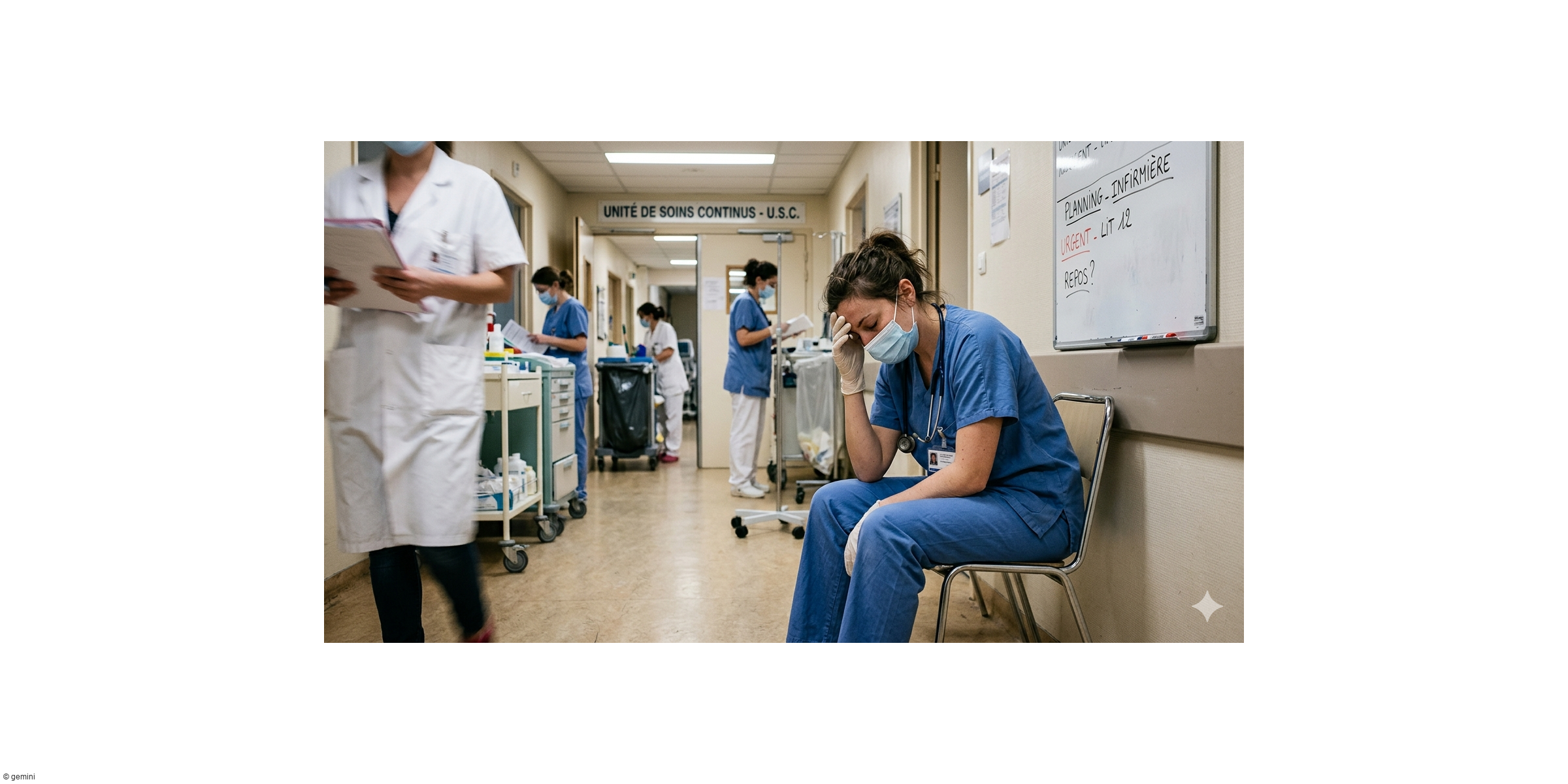 Soignants en détresse : l'hôpital français face à une crise humaine majeure