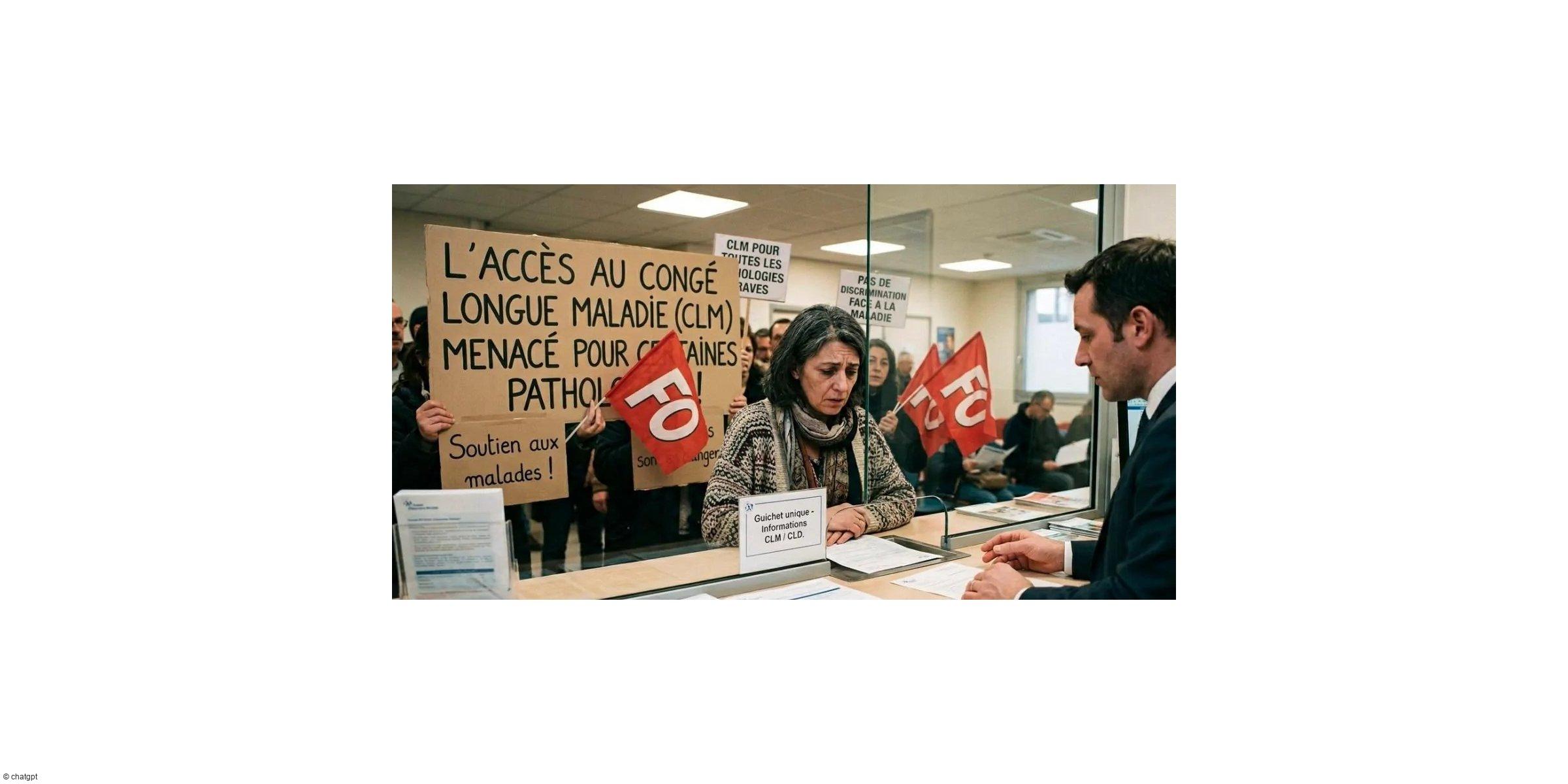 L'accès au Congé Longue Maladie (CLM) menacé pour certaines pathologies : FO interpelle le ministre David Amiel
