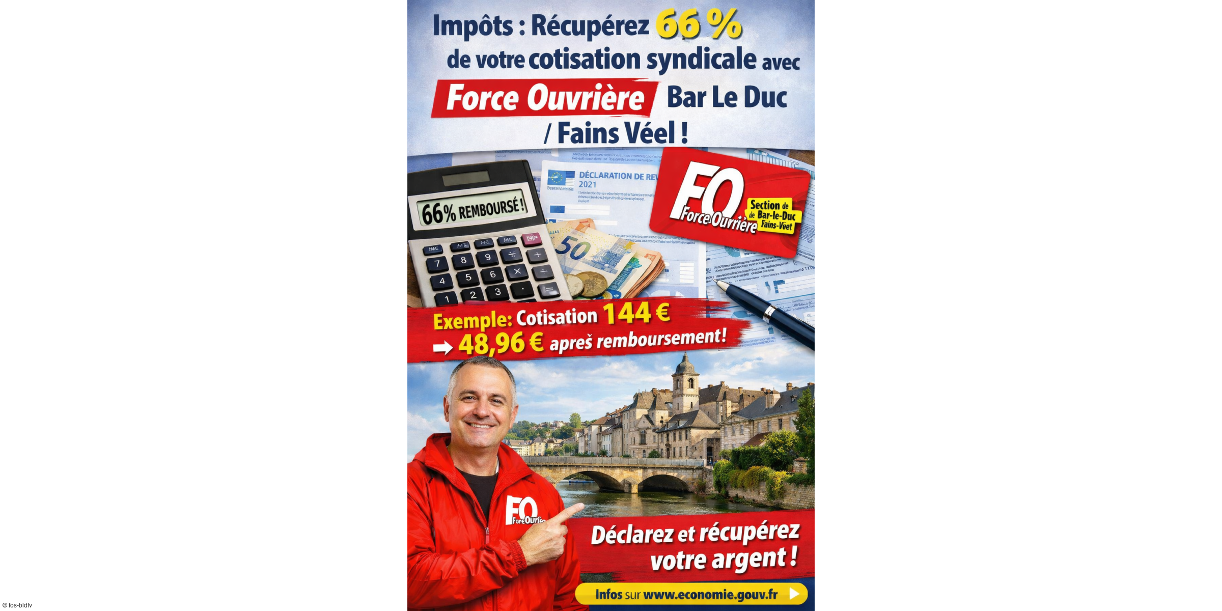 Impôts : récupérez 66 % de votre cotisation syndicale