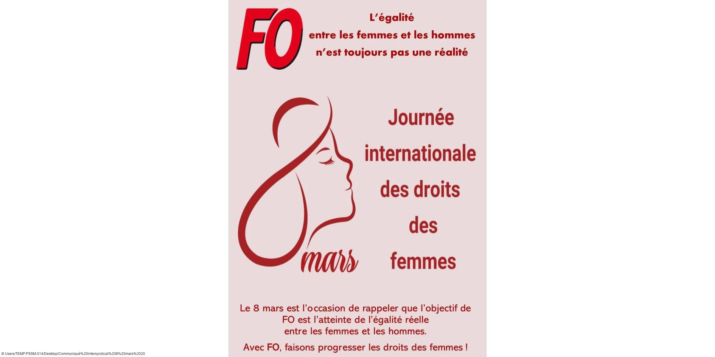 JOURNEE INTERNATIONNALE DES DROITS DES FEMMES