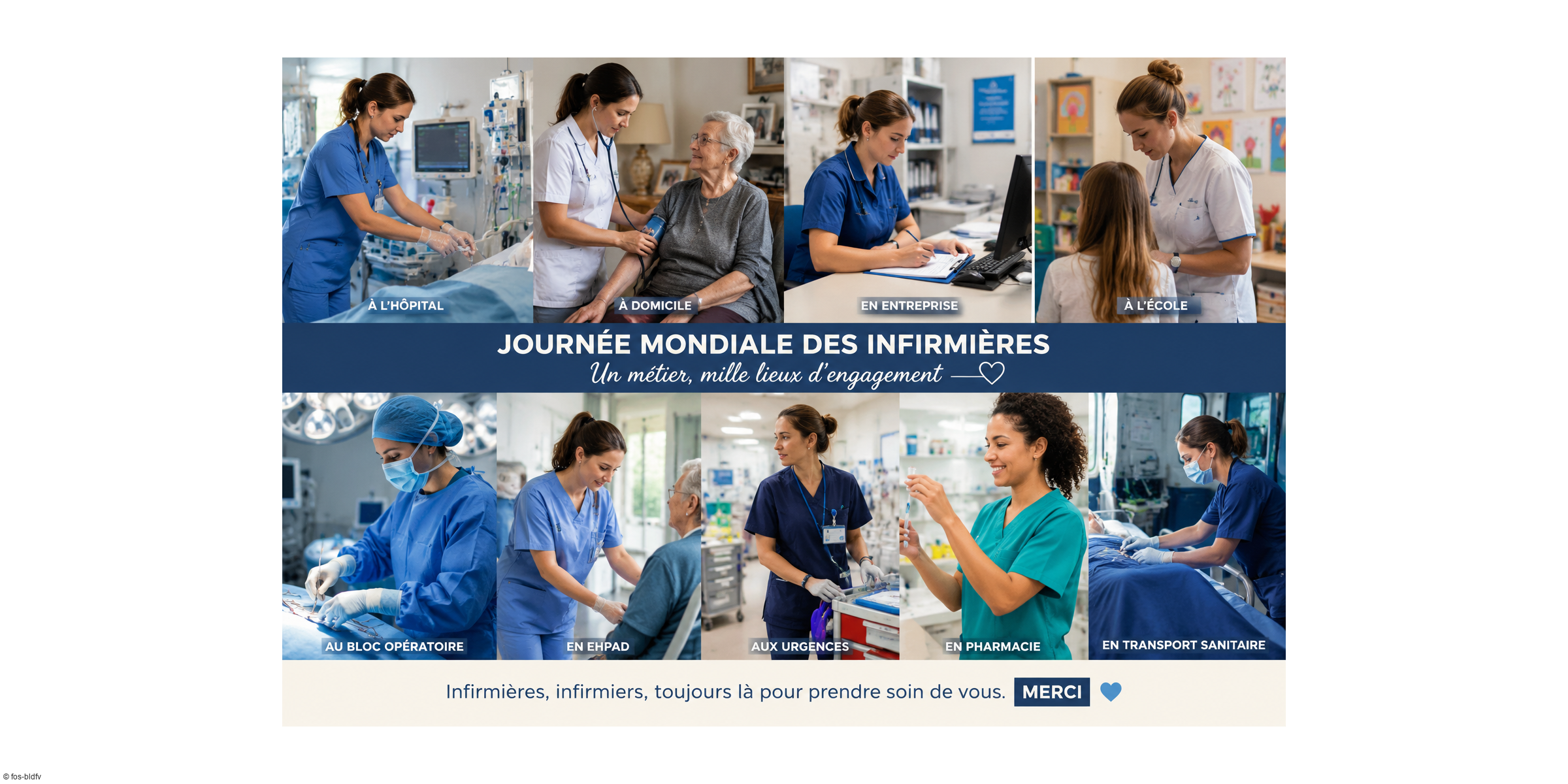 Journée mondiale des infirmières : hommage à celles et ceux qui prennent soin de nous au prix de leur propre épuisement