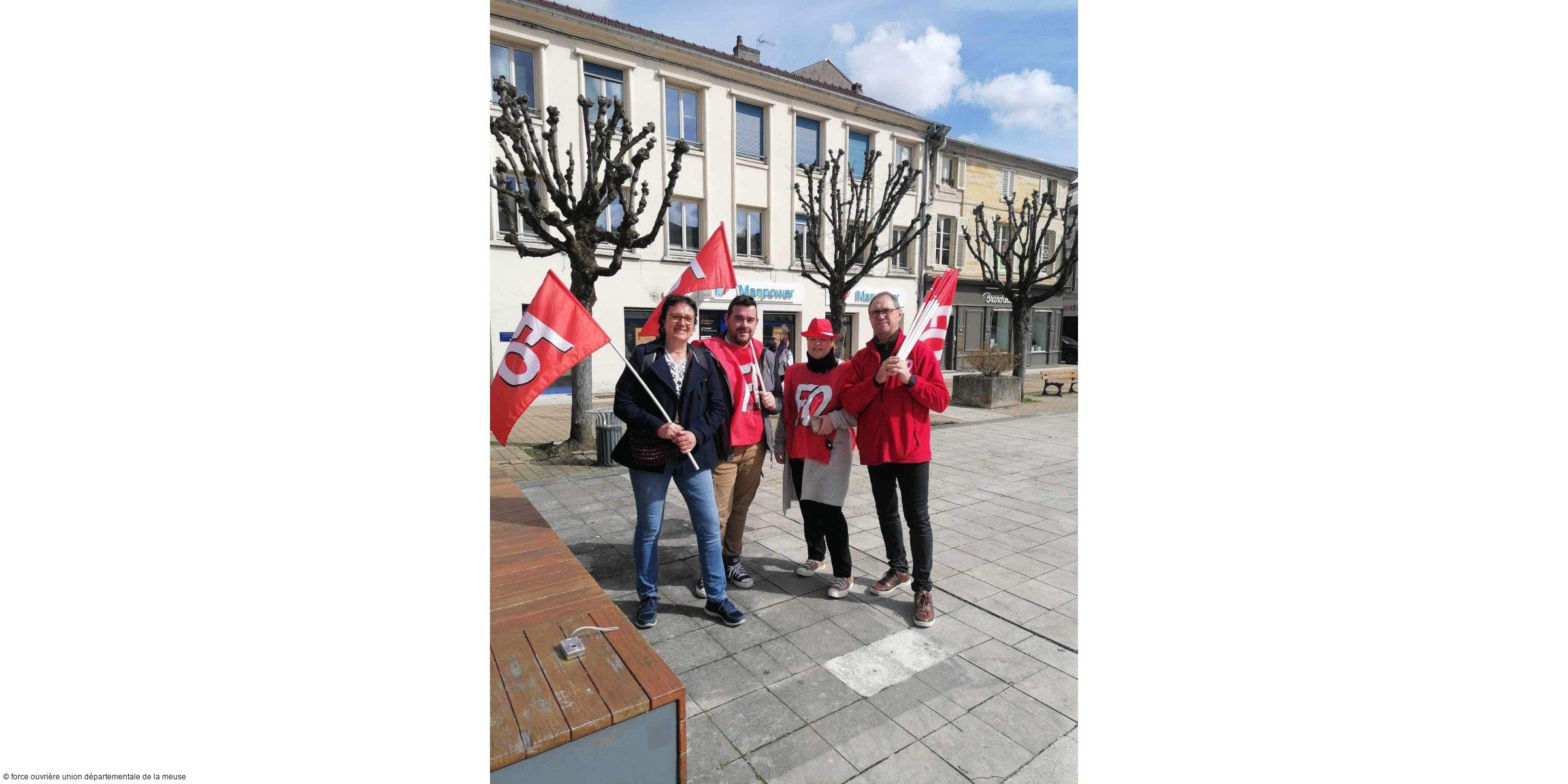 Manifestation syndicale dans la Meuse : L'appel à la revalorisation et à l'attractivité des métiers