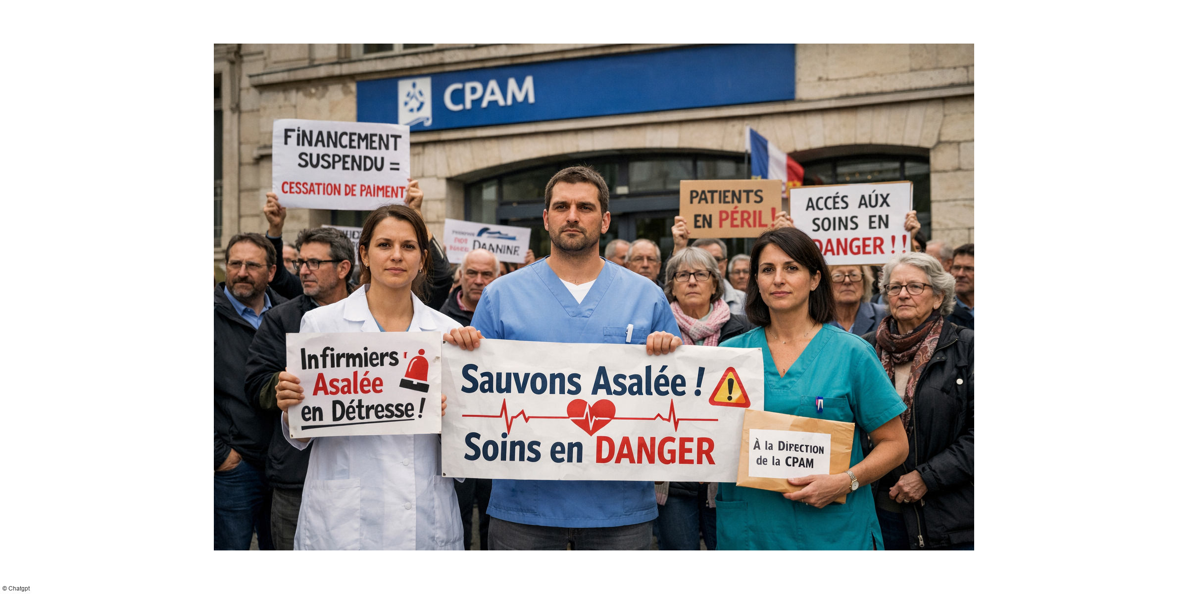 Les infirmiers Asalée alertent sur une situation devenue critique