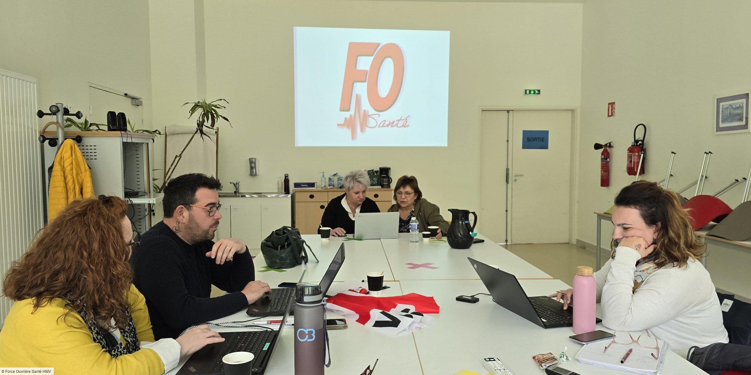 Renforcement des compétences en gestion de sites web pour Force Ouvrière Santé à Bar-le-Duc Fains-Véel en collaboration avec Force Ouvrière du HMV: une formation fructueuse.