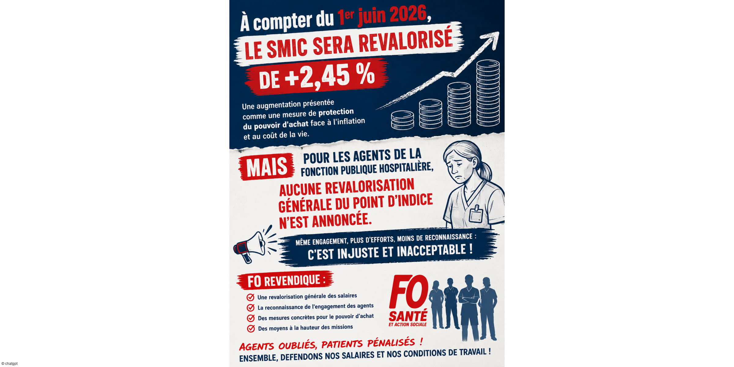 SMIC : une revalorisation automatique confirmée au 1er juin 2026 — un minimum insuffisant face à l'inflation