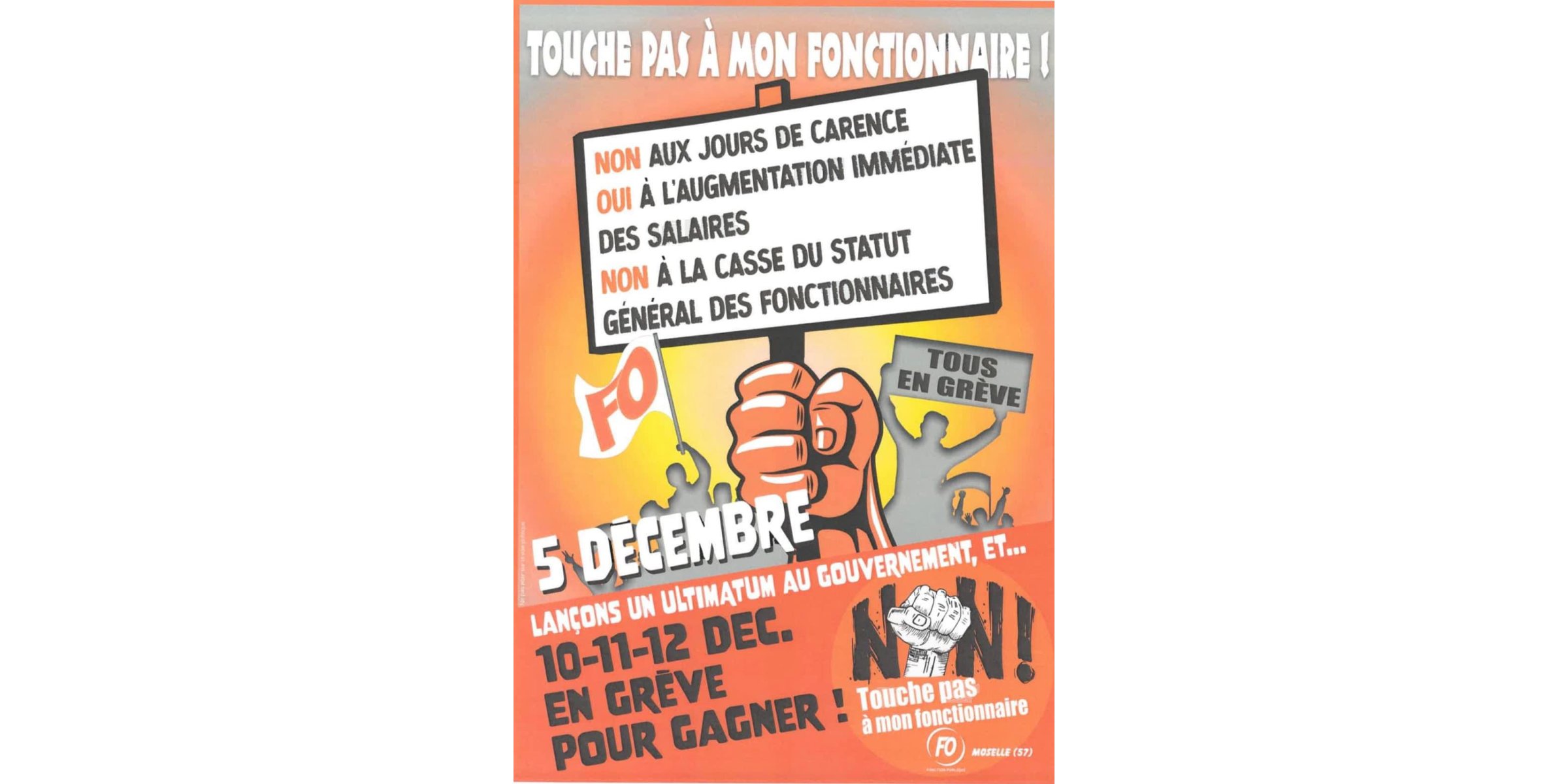 TOUTES ET TOUS EN GREVE LE 05 DECEMBRE